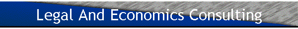 Legal And Economics Consulting